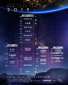 liquidroom presents NEW YEAR PARTY 2019