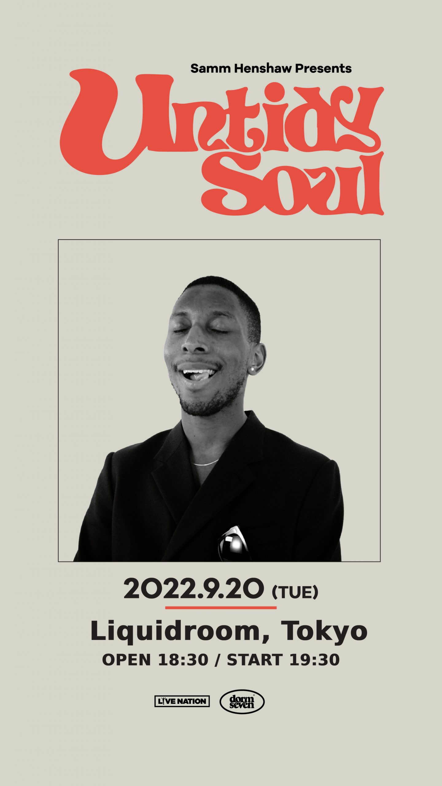 〈振替公演〉Samm Henshaw