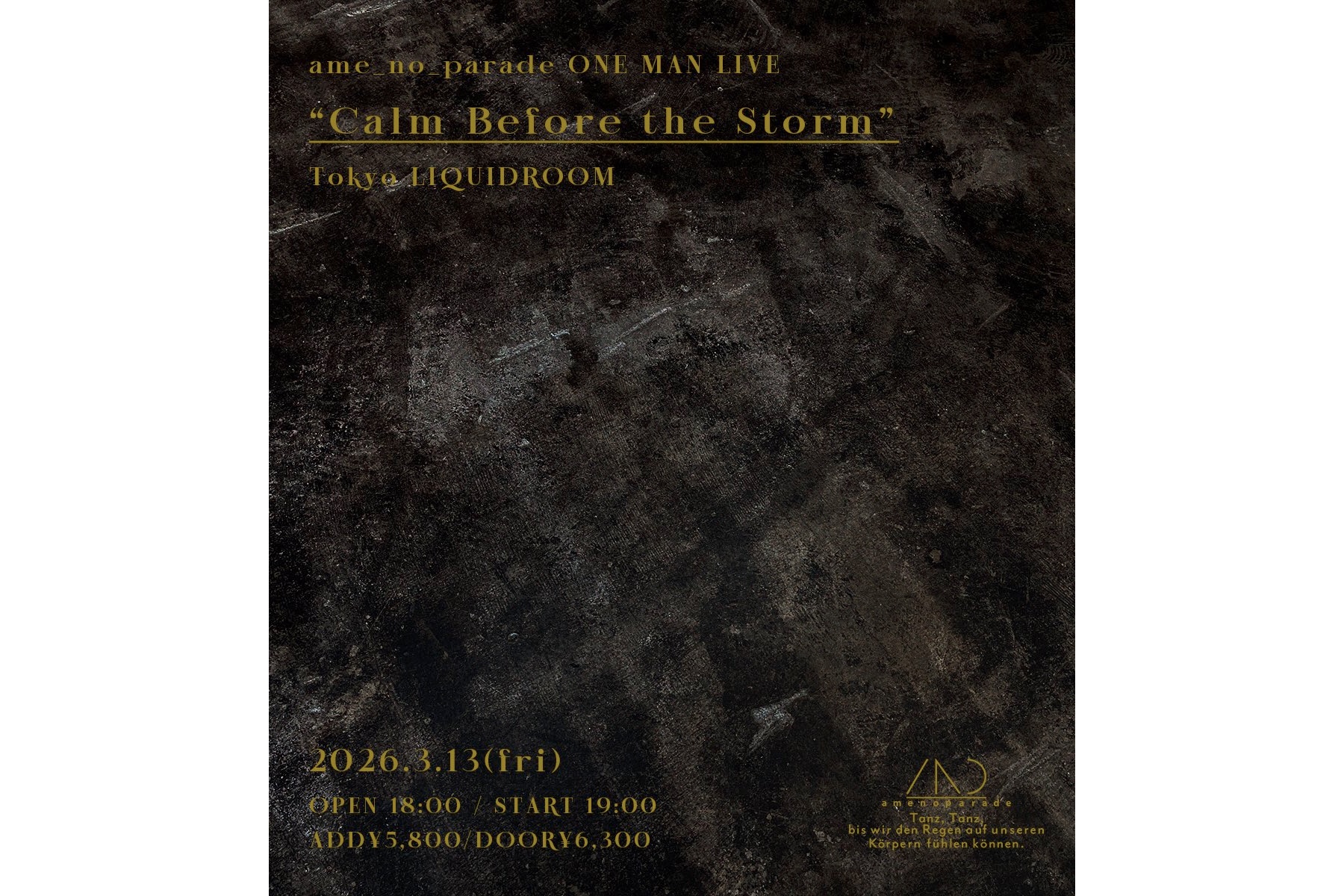 03.13 FRI 雨のパレード