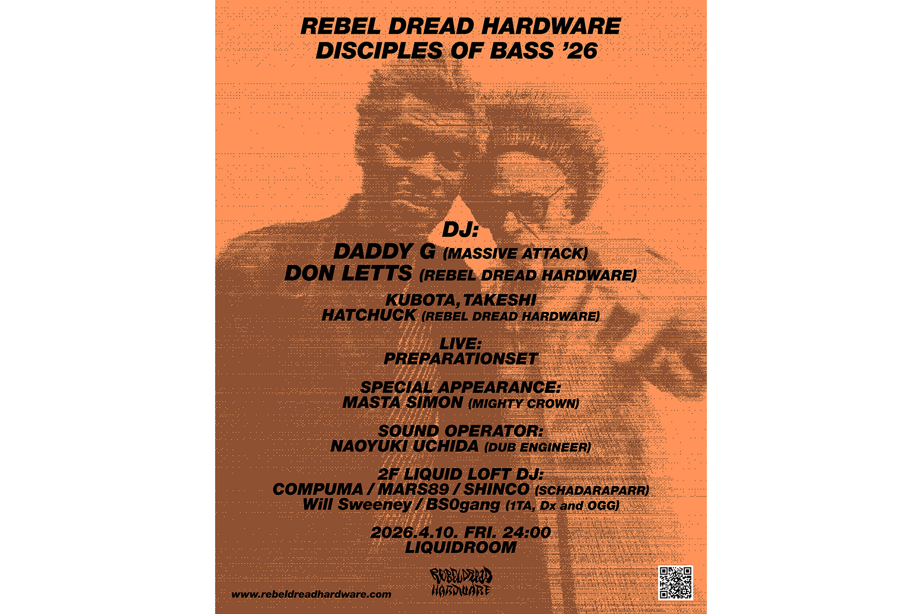 04.10 FRI REBEL DREAD HARDWARE JAPAN TOUR ’26