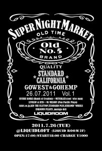 STANDARD CALIFORNIA × GOWEST／GOHEMP  PRESENTS 【SUPER NIGHT MARKET】